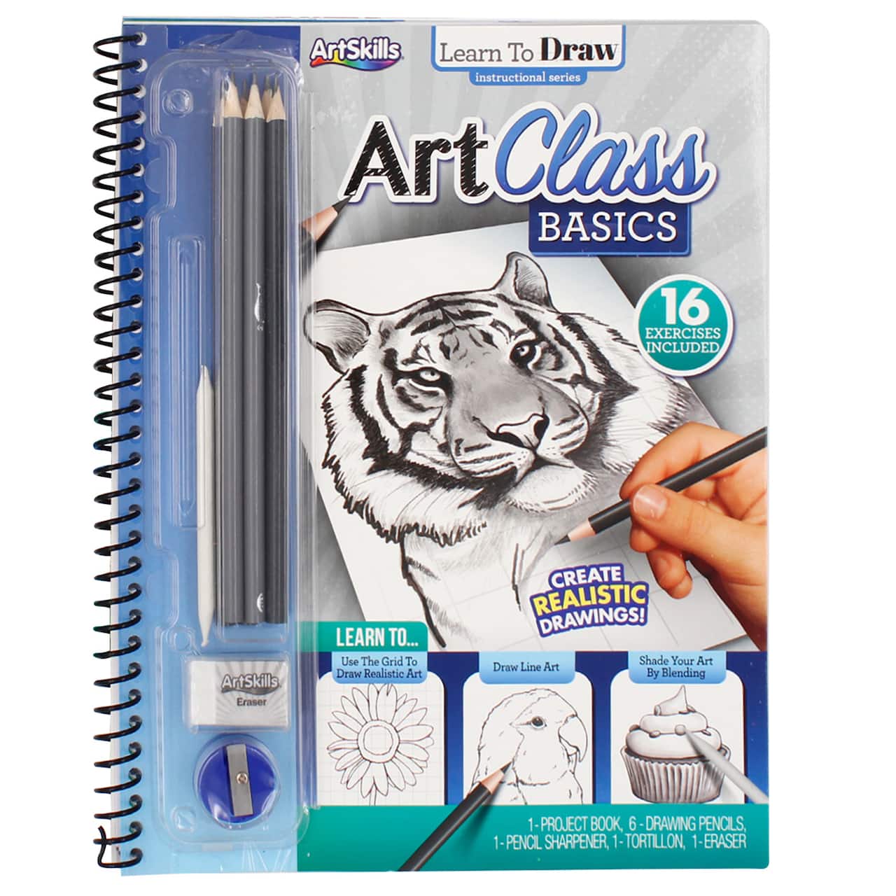 ArtSkills® Art Class Basics Learn to Draw Activity with Pencil Set
